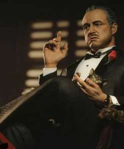 Hot Pop Stars And Celebrity's Vito Andolini Corleone (1972) Statue By Damtoys The Godfather