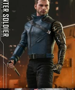 Winter Soldier Sixth Scale Figure By Hot Toys Television Masterpiece Series - The Falcon And The Winter Soldier Avengers Earth's Heroes 37 Winter Soldier Sixth Scale Figure By Hot Toys Television Masterpiece Series - The Falcon And The Winter Soldier Avengers Earth's Heroes