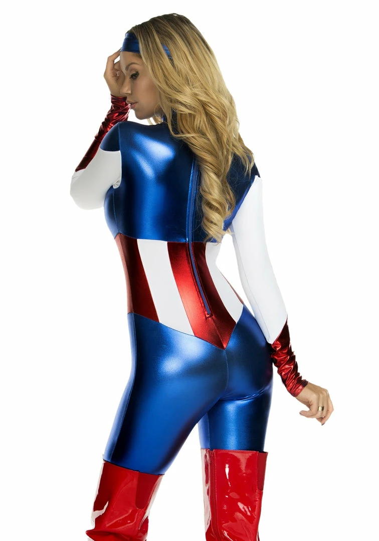 Halloweeencostumes.com Women's American Beauty Superhero Costume Cosplay, Halloween Costumes 2 Halloweeencostumes.com Women's American Beauty Superhero Costume Cosplay, Halloween Costumes