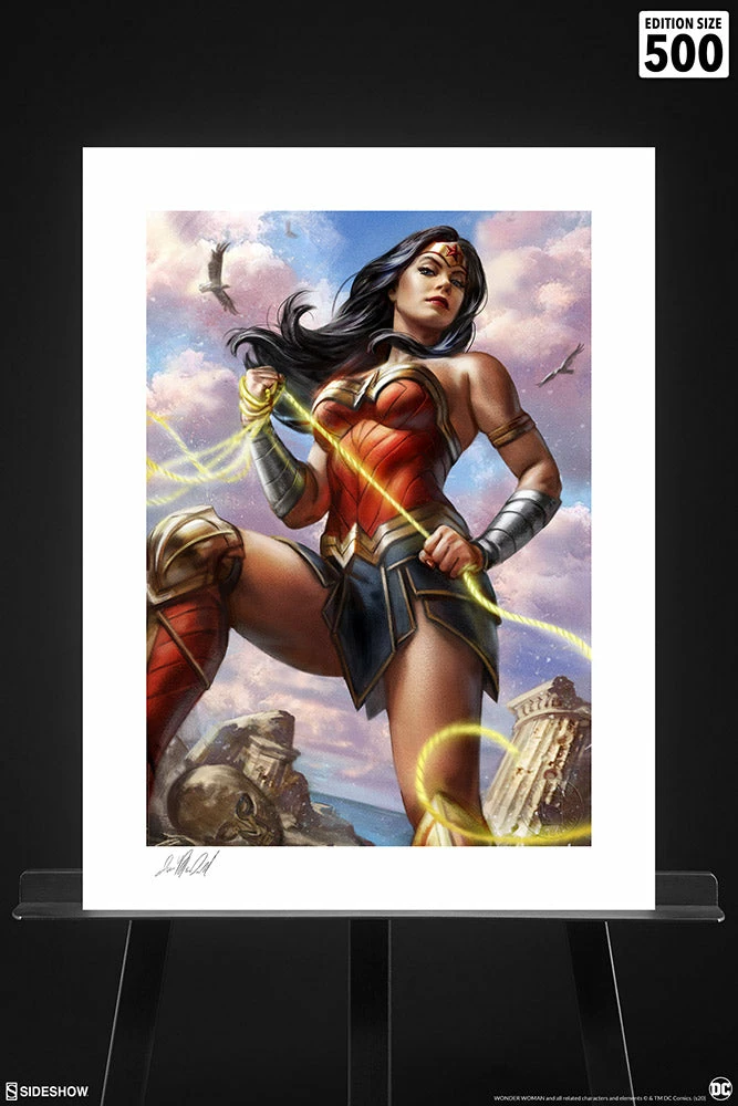 Wonder Woman #755 Fine Art Print By Artist Ian MacDonald. Art Print By Sideshow Collectibles 2 Wonder Woman #755 Fine Art Print By Artist Ian MacDonald. Art Print By Sideshow Collectibles