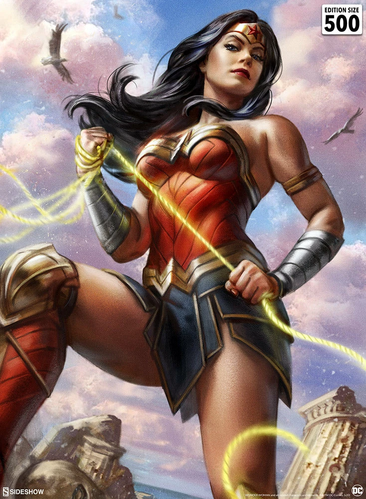 Wonder Woman #755 Fine Art Print By Artist Ian MacDonald. Art Print By Sideshow Collectibles 4 Wonder Woman #755 Fine Art Print By Artist Ian MacDonald. Art Print By Sideshow Collectibles