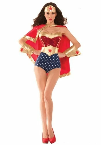 DC Comics Costumes Cosplay, Halloween Costumes Women's Wonderful Babe Costume 1 DC Comics Costumes Cosplay, Halloween Costumes Women's Wonderful Babe Costume