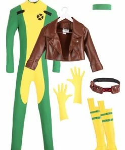 Halloweeencostumes.com Cosplay, Halloween Costumes X-Men Women's Rogue Premium Costume Marvel